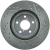 StopTech Select Sport 13-15 Subaru BRZ Slotted / Drilled Right Front Rotor