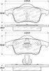 StopTech Performance 99-06 Volvo S80 Rear Brake Pads