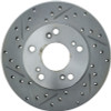 StopTech Select Sport 06-11 Honda Civic DX/EX/LX Slotted and Drilled Right Front Rotor