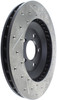 StopTech 94-04 Ford Mustang SVT Cobra Slotted & Drilled Sport Front Right Brake Rotor