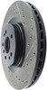 StopTech Slotted & Drilled Sport Brake Rotor 127.35091L