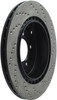 StopTech 08 Mitsubishi Evo AWD Drilled Right Rear Rotor