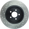 StopTech 05-13 Chrysler300/300C / 09-12 Dodge Challenger Rear Left Drilled & Slotted Rotor