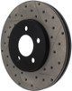StopTech 03-09 Lincoln Town Car / 03-09 Mercury Grand Marquis Front Right Slotted & Drilled Rotor