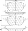 StopTech Performance 03-11/05 Infiniti / 05-06 Nissan Front Brake Pads