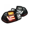 Inventory Clearance - Spyder Black Lightbar Style LED Tail Lights for 2002-2005 BMW 325i/ 328i/ 330i [E46] Sedan