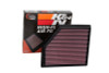 K&N 20-24 Cadillac CT4/CT5 2.0L L4 Replacement Panel Air Filter