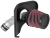 K&N 2013-14 Honda Accord 2.4L L4 69 Series Typhoon Air Intake System - Silver Cold Air Intake Kit