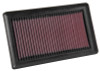 K&N 2014-2016 Hyundai i20 L4-1.4L DSL Replacement Drop In Air Filter