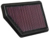 K&N 2016 Honda Civic L4-2.0L Replacement Drop In Air Filter