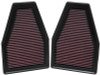 K&N Replacement Air Filter 12-13 Porsche 911 3.4L / 12 911 3.8L / 13 911 3.6L / 13 911 Carrera 3.8L