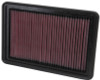 K&N Replacement Air Filter 12-13 Mazda 3 Skyactiv 2.0L / 13-14 Mazda CX-5 2.0L / 14 Mazda 6 2.5L