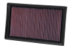 K&N Replacement Air Filter 12-13 VW Golf VII 1.6L/2.0L DSL / 13 Audi A3 1.6L/2.0L DSL/13 A3 1.8L F/I