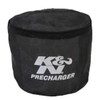 K&N Universal PreCharger Round Straight Air Filter Wrap Black