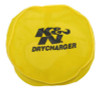 K&N Yellow Drycharger Round Tapered Air Filter Wrap