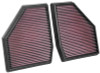 K&N 18-19 BMW M5 V8 4.4L F/I Turbo Replacement Air Filter (Two Per Box)