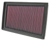 K&N 07-11 Nissan 1.125in H x 9.063in L x 6.438in W Replacement Air Filter