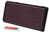 K&N 96-01 Jeep Cherokee 2.5L/4.0L Drop In Air Filter