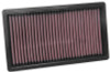 K&N 17-18 Peugeot 3008 L4-2.0L DSL Drop In Air Filter