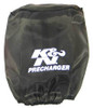 K&N PreCharger Air Filter Wrap Round Straight Black 5in ID x 6in Height