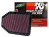 K&N 07-10 Jeep Wrangler 3.8L V6 Drop In Air Filter