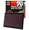 K&N 04-08 Ford F150 / 05-06 Expedition / 05-07 F250 SD / 05-06 Lincoln Navigator Drop In Air Filter