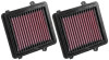 K&N 16-17 Honda CRF1000L Africa Twin 998 Replacement Drop In Air Filter (2 Per Box)