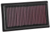 K&N 2017 Subaru BRZ H4-2.0L F/I Replacement Drop In Air Filter