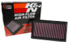 K&N 16-18 Toyota C-HR L4-1.2L F/l Replacement Drop In Air Filter