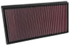 K&N 2015 Mercedes Benz Vito L4-1.6L DSL Replacement Drop In Air Filter
