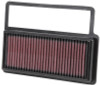 K&N 2008-2013 Fiat Abarth 1.4L Turbo Replacement Drop In Air Filter