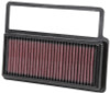 K&N 2008-2013 Fiat Abarth 1.4L Turbo Replacement Drop In Air Filter