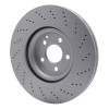 R1 15-17 Mercedes-Benz CLS400 Front Drilled GeoSPEC Coated Rotor