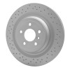 R1 13-13 Mercedes-Benz GL550 Rear Drilled GeoSPEC Coated Rotor