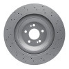 R1 15-17 Mercedes-Benz Maybach S600 Rear Drilled GeoSPEC Coated Rotor