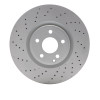 R1 13-20 Mercedes-Benz SL400 Front Drilled GeoSPEC Coated Rotor