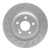 R1 13-20 Mercedes-Benz SL450 Rear Drilled GeoSPEC Coated Rotor