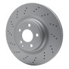 R1 12-20 Mercedes-Benz SLK300 Front Drilled GeoSPEC Coated Rotor