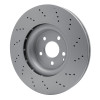R1 12-20 Mercedes-Benz SLK300 Front Drilled GeoSPEC Coated Rotor