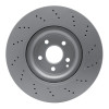 R1 12-20 Mercedes-Benz SLK300 Front Drilled GeoSPEC Coated Rotor