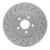 R1 07-13 Mercedes-Benz S550 Front Drilled GeoSPEC Coated Rotor