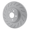 R1 07-13 Mercedes-Benz S550 Front Drilled GeoSPEC Coated Rotor