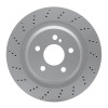R1 10-14 Mercedes-Benz CL550 Rear Drilled GeoSPEC Coated Rotor
