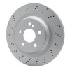 R1 10-14 Mercedes-Benz CL550 Rear Drilled GeoSPEC Coated Rotor