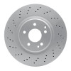 R1 03-11 Mercedes-Benz SLK300 Front Drilled GeoSPEC Coated Rotor