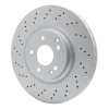R1 03-11 Mercedes-Benz SLK300 Front Drilled GeoSPEC Coated Rotor