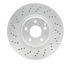 R1 03-12 Mercedes-Benz E550 Front Drilled GeoSPEC Coated Rotor