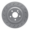 R1 03-11 Mercedes-Benz CLS63 AMG Rear Drilled GeoSPEC Coated Rotor