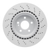 R1 03-12 Mercedes-Benz SL55 AMG Rear Drilled GeoSPEC Coated Rotor