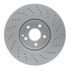 R1 02-09 Mercedes-Benz S430 Front Drilled GeoSPEC Coated Rotor